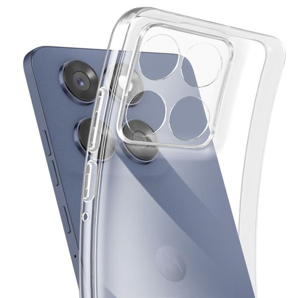 Coque för Motorola Edge 60 Fusion och Edge 60 Silikon Mjuk Transparent