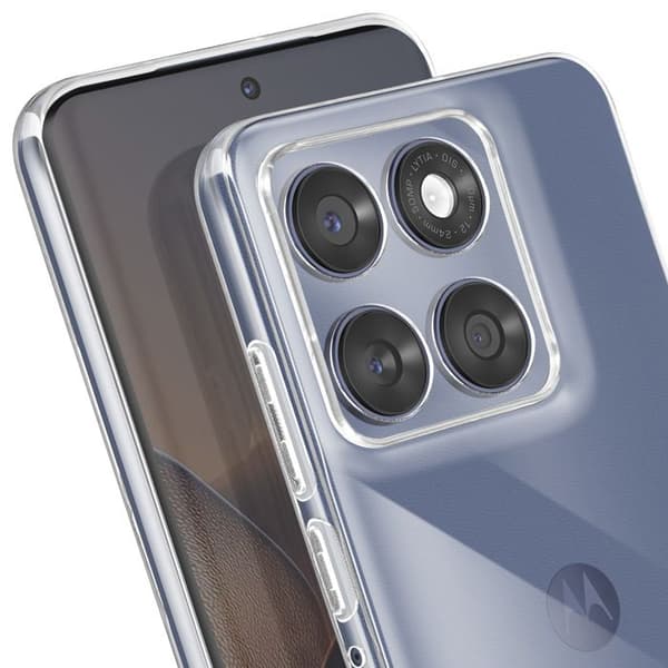 Coque för Motorola Edge 60 Fusion och Edge 60 Silikon Mjuk Transparent