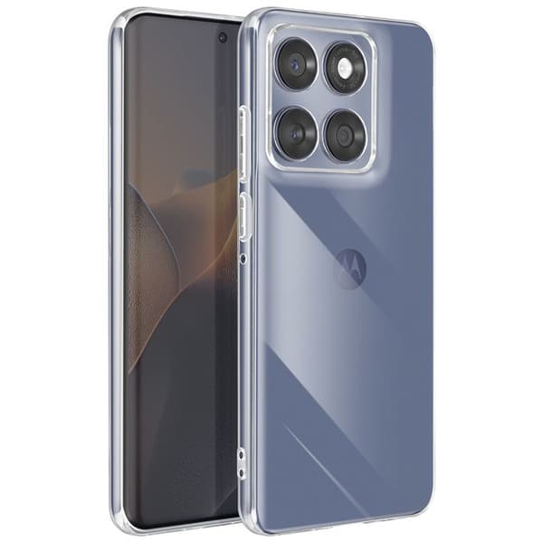 Coque för Motorola Edge 60 Fusion och Edge 60 Silikon Mjuk Transparent