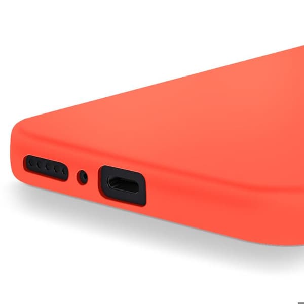 Fodral för Xiaomi Redmi Note 14 5G Semi-stiff Soft-touch Anti-spår Orange