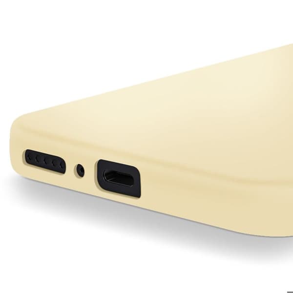 Skal för Xiaomi Redmi Note 14 5G Semi-stelbar Soft-touch Anti-avtryck Gul