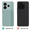 Miniatyrbild 4 av 6: Skal för Xiaomi Redmi Note 14 5G Semi-stelbar Soft-touch Anti-avtryck Gul