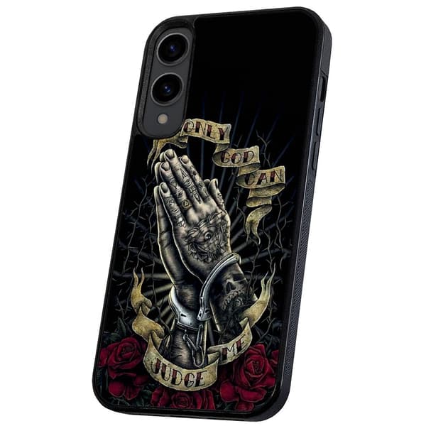 Samsung Galaxy S25 Edge - Cover/Mobilcover Only God Can Judge Me