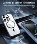 Pikkukuva 2 / 4: iPhone 16 Pro Max mattamusta Magsafe-kotelo