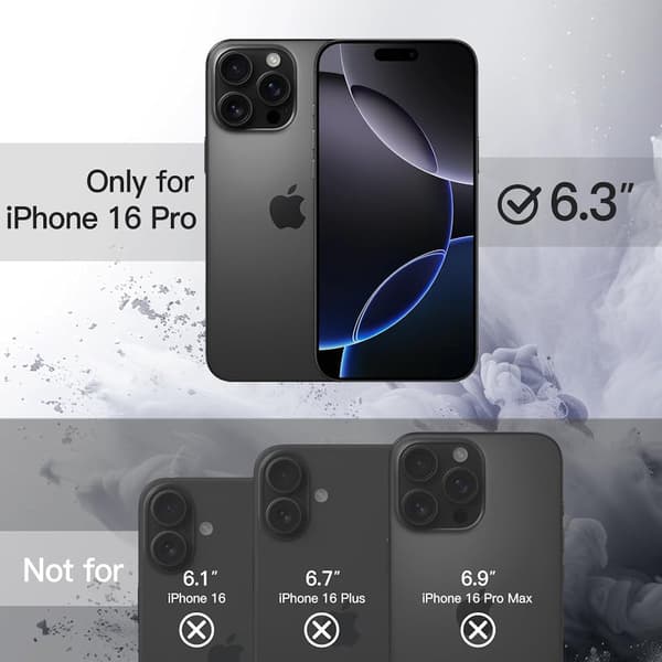 iPhone 16 Pro musta Magsafe-kotelo