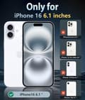 Miniatyrbillede 4 af 4: iPhone 16 mat sort Magsafe etui