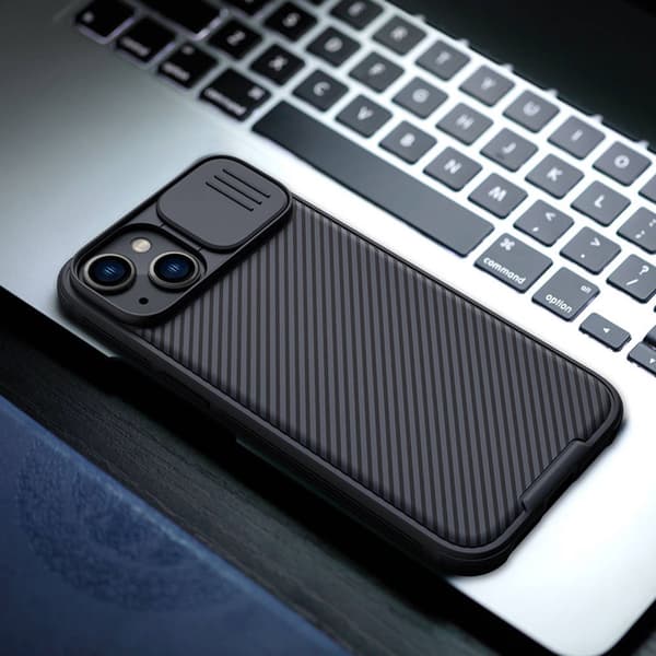 Nillkin CamShield Pro-cover til Apple iPhone 14 Plus (sort)