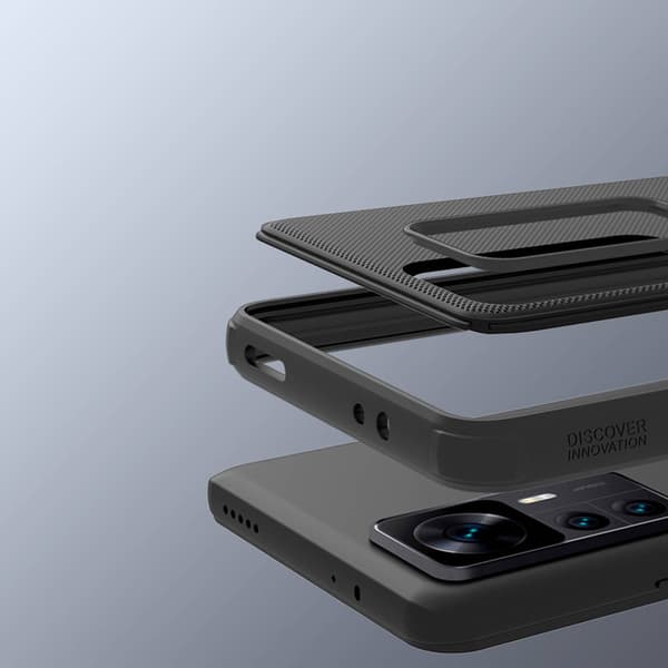 Nillkin Frosted Pro -kotelo Xiaomi 12T:lle (musta)