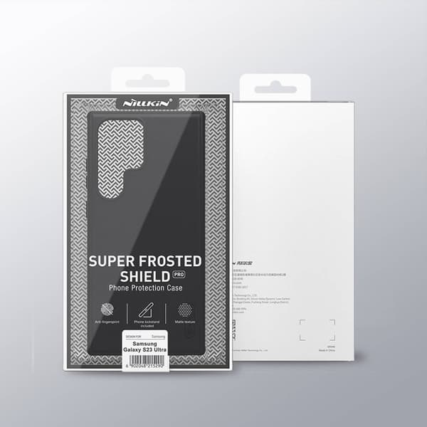 Nillkin Frosted Pro -suojakuori Samsung Galaxy S23 Ultralle (sininen)