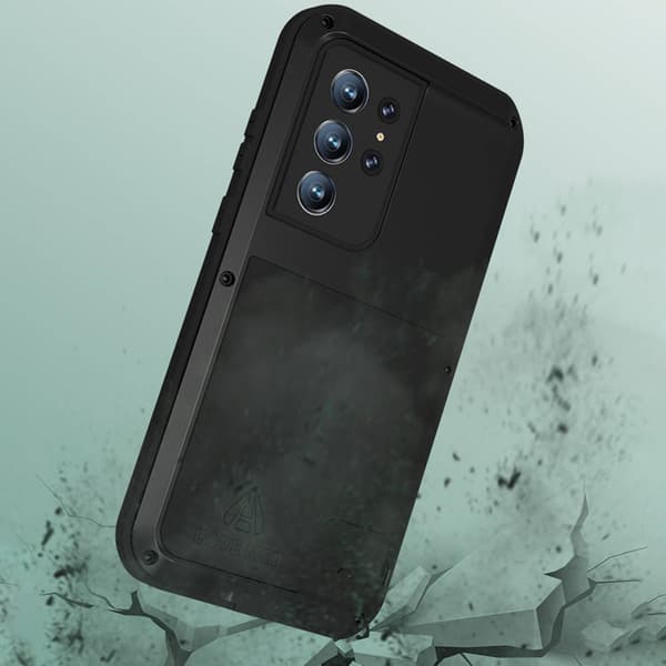 Love Mei Kraftfuldt Etui til Samsung Galaxy S23 Ultra (Sort)