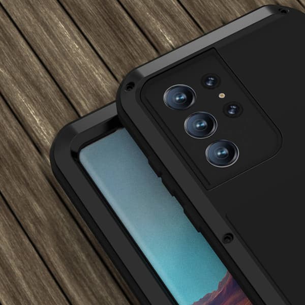 Love Mei Kraftfuldt Etui til Samsung Galaxy S23 Ultra (Sort)