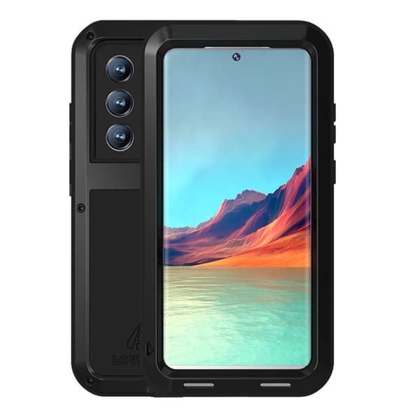 Love Mei Kraftfuldt Etui til Samsung Galaxy S23 Ultra (Sort)
