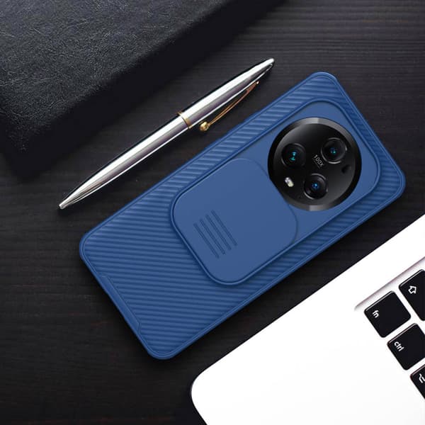 Nillkin CamShield Pro -suojakuori Honor Magic 5 Prolle (musta)