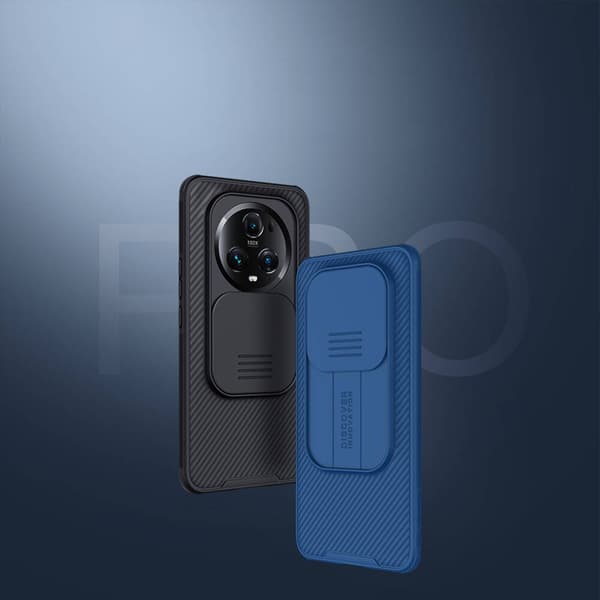 Nillkin CamShield Pro -suojakuori Honor Magic 5 Prolle (musta)