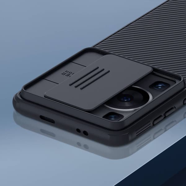Nillkin CamShield Pro -suojakuori Honor Magic 5 Prolle (sininen)