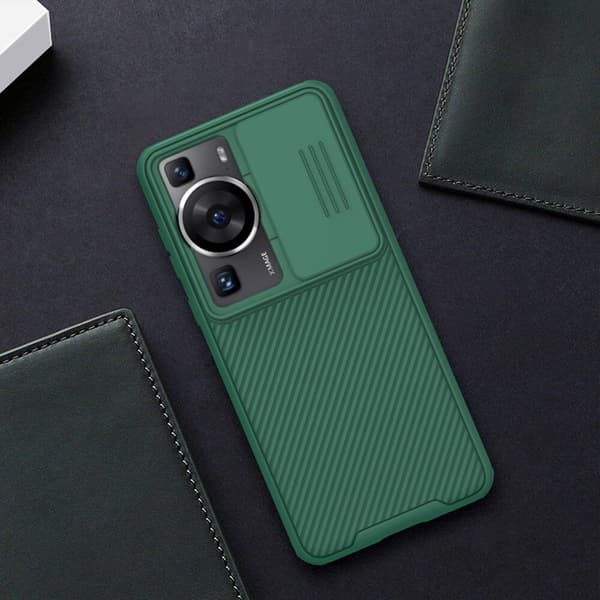 Nillkin CamShield Pro -suojakuori Honor Magic 5 Prolle (sininen)