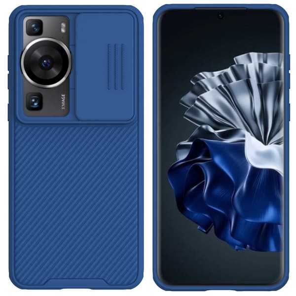 Nillkin CamShield Pro -suojakuori Honor Magic 5 Prolle (sininen)