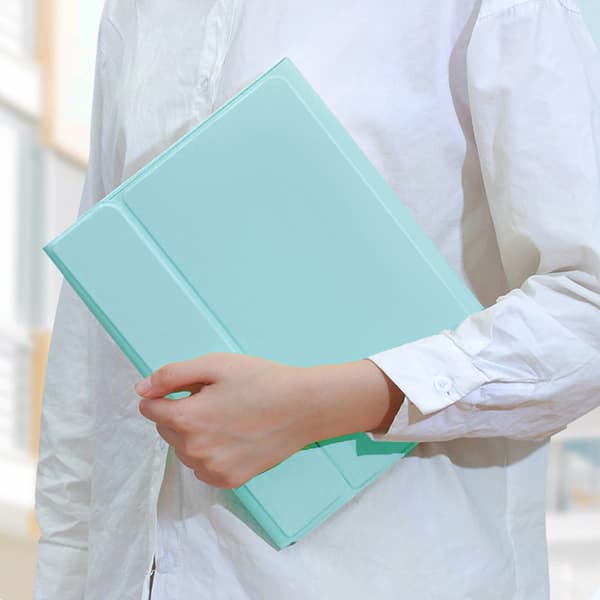 Bluetooth-tangentbordsfodral med pekplatta för Xiaomi Mi Pad 6/6 Pro (blå)