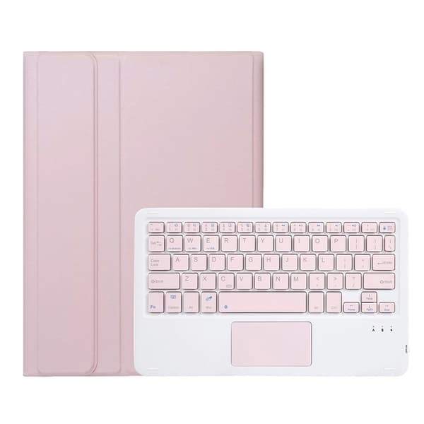 iPad Air 5 Bluetooth-tangentbordsfodral med pekplatta (rosa)