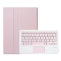 Miniatyrbild 3 av 4: iPad Air 5 Bluetooth-tangentbordsfodral med pekplatta (rosa)