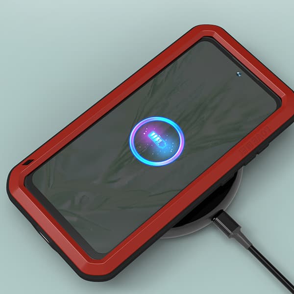 Love Mei Kraftfullt Armor-skal till Samsung Galaxy S23 FE (Svart)
