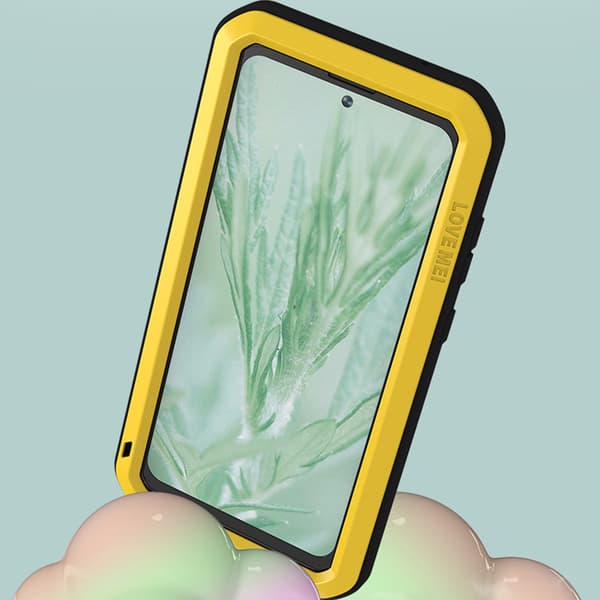 Love Mei Kraftfullt Armor-skal till Samsung Galaxy S23 FE (Svart)