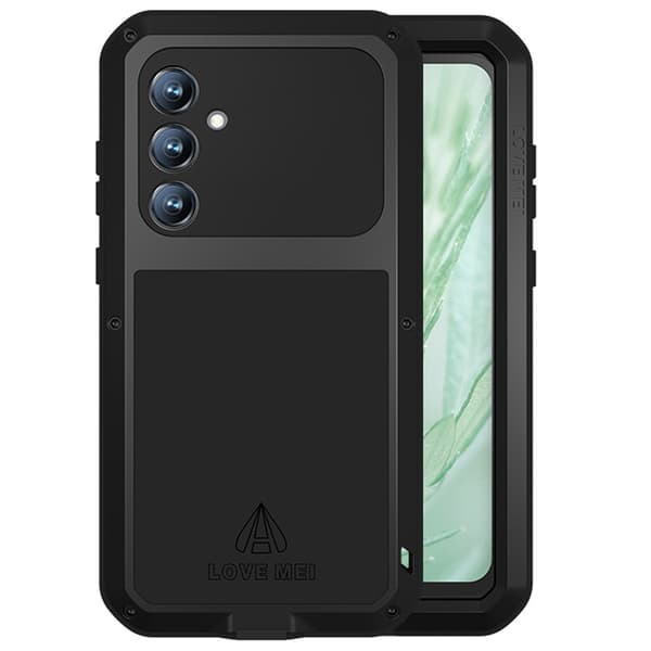 Love Mei Kraftfullt Armor-skal till Samsung Galaxy S23 FE (Svart)