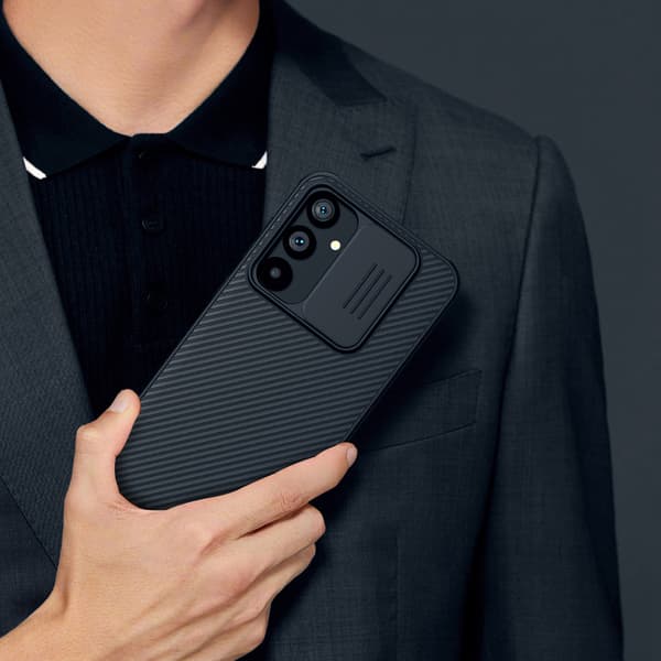 Nillkin CamShield Pro -suojakuori Samsung Galaxy S23 FE:lle (vihreä)