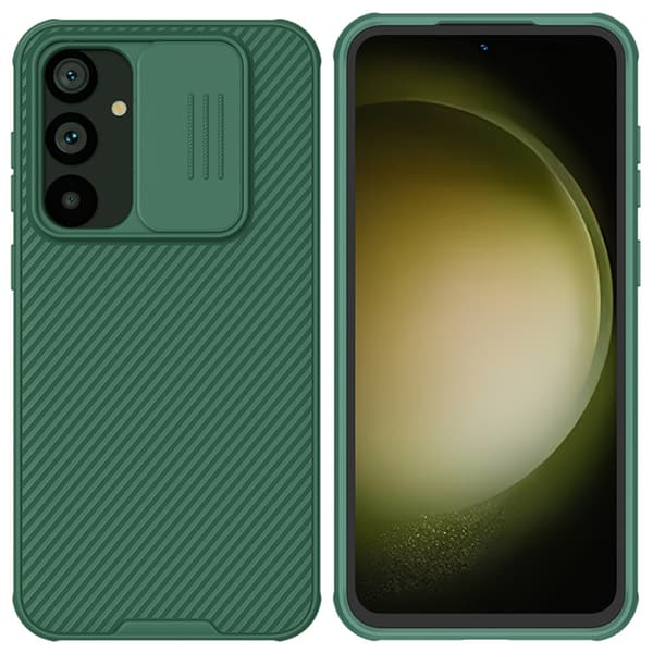 Nillkin CamShield Pro -suojakuori Samsung Galaxy S23 FE:lle (vihreä)