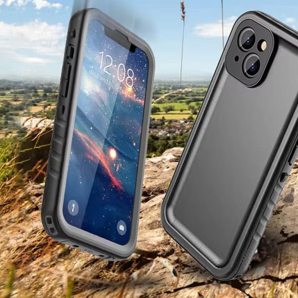 IP68 Vandtæt Etui 360+ Rem til iPhone 13 (Sort)