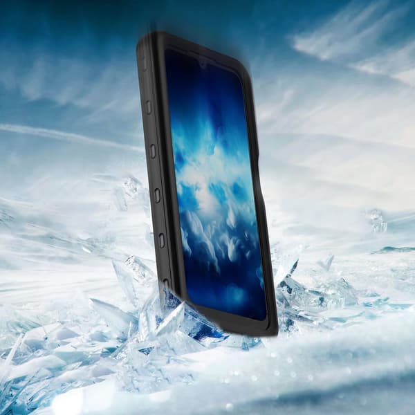 IP68 Vandtæt Etui 360+ Rem til Galaxy A25 5G (Sort)