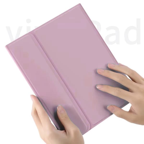 iPad Air 11 Gen6 Bluetooth-näppäimistökotelo kosketuslevyllä (vaaleanpunainen)