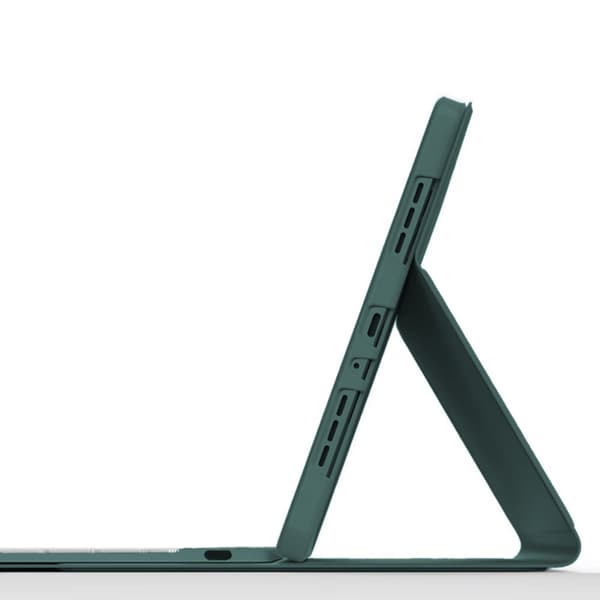 iPad Air 13 Gen6 Bluetooth-tangentbordsfodral med pekplatta (grönt)