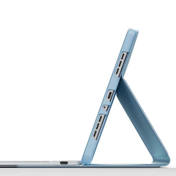 iPad Air 13 Gen6 Bluetooth-tangentbordsfodral med pekplatta (blå)