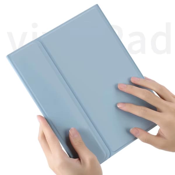 iPad Air 13 Gen6 Bluetooth-tangentbordsfodral med pekplatta (blå)