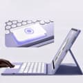 Miniatyrbild 3 av 8: iPad Air 13 Gen6 Bluetooth-tangentbordsfodral med pekplatta (lila)