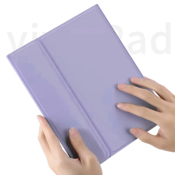 iPad Air 13 Gen6 Bluetooth-tangentbordsfodral med pekplatta (lila)