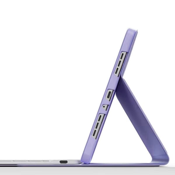 iPad Air 13 Gen6 Bluetooth-tangentbordsfodral med pekplatta (lila)