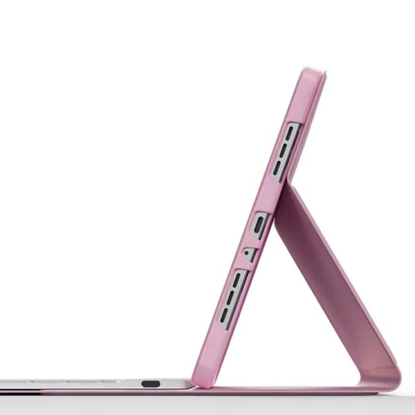 iPad Pro 11 Gen5 Bluetooth-näppäimistökotelo kosketuslevyllä (vaaleanpunainen)