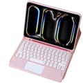 Miniatyrbillede 1 af 6: iPad Pro 13 Gen5 Bluetooth-tastaturcover med touchpad (lyserød)