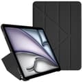 Miniatyrbild 1 av 5: Trippelvikbart fodral för iPad Air 11 Gen. 6 2024 (svart)