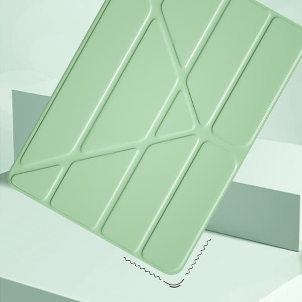 Trippelvikbart fodral till iPad Air 11 Gen. 6 2024 (rosa)