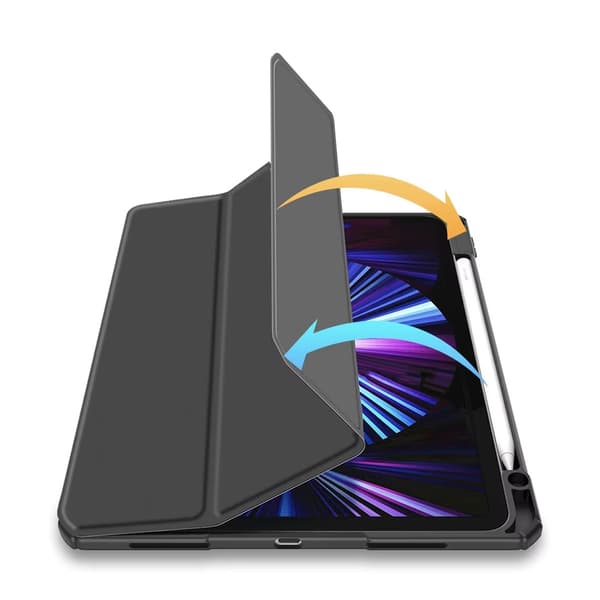Kova kristallikuori iPad Air 13:lle, sukupolvi 6, 2024 (musta)