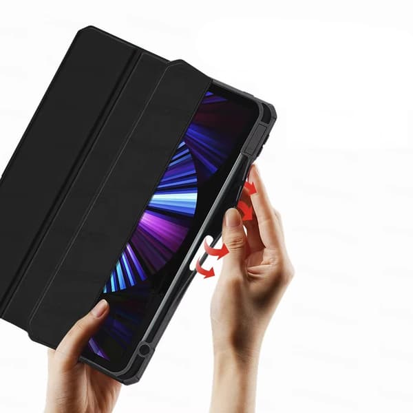 Kova kristallikuori iPad Air 13:lle, sukupolvi 6, 2024 (musta)