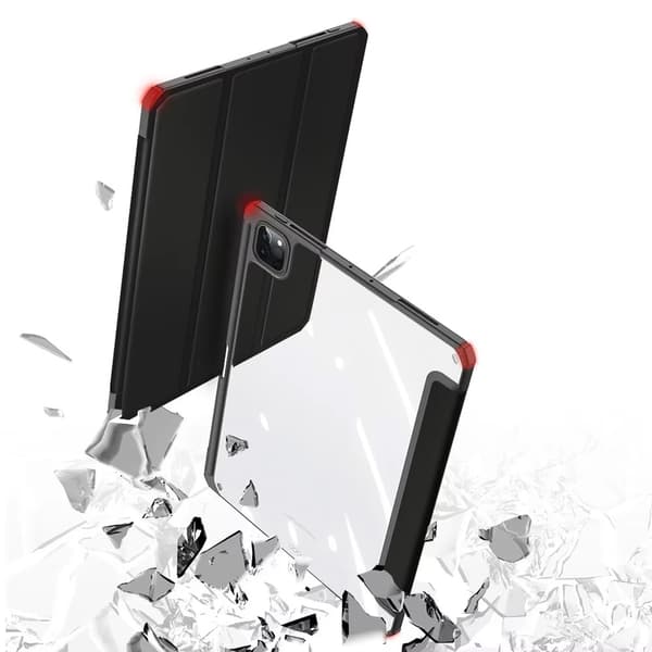 Kova kristallikuori iPad Air 13:lle, sukupolvi 6, 2024 (musta)