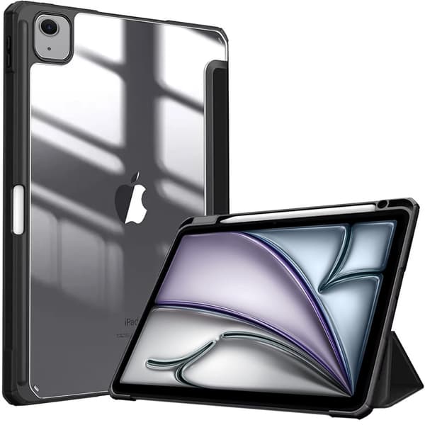 Kova kristallikuori iPad Air 13:lle, sukupolvi 6, 2024 (musta)