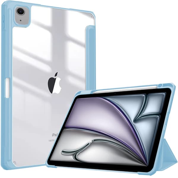 Kova kristallikuori iPad Air 13:lle, sukupolvi 6, 2024 (sininen)