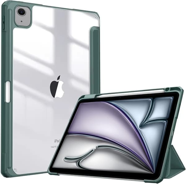 Hårt kristallfodral till iPad Air 13 Gen. 6 2024 (grönt)
