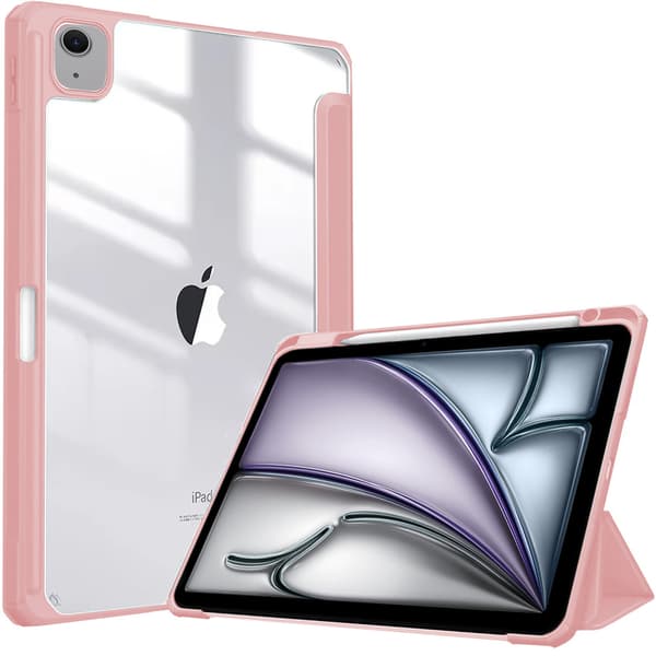 Hårt kristallfodral till iPad Air 13 Gen. 6 2024 (rosa)