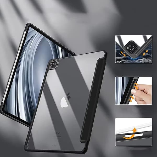 Hårt kristallfodral till iPad Pro 11 Gen. 5 2024 (rosa)